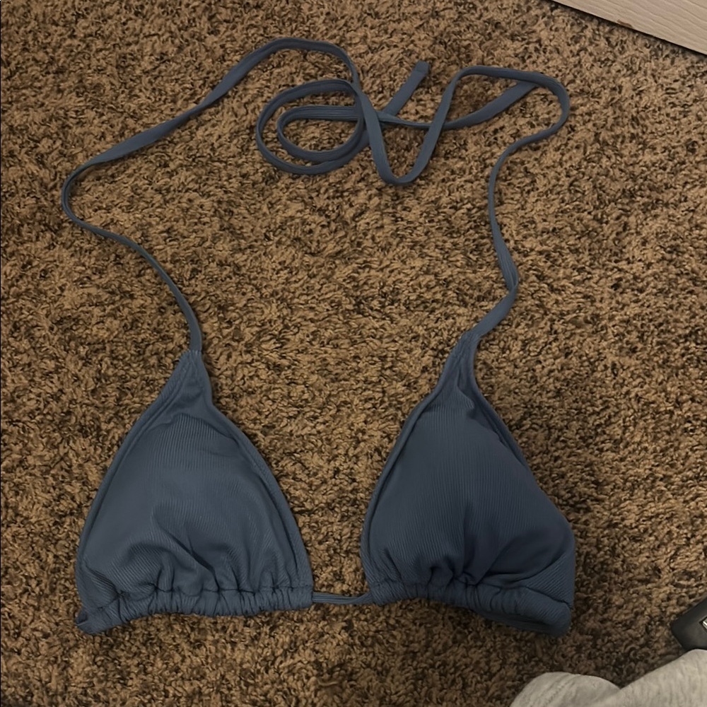 Blue Bikini Top size medium shade & shore